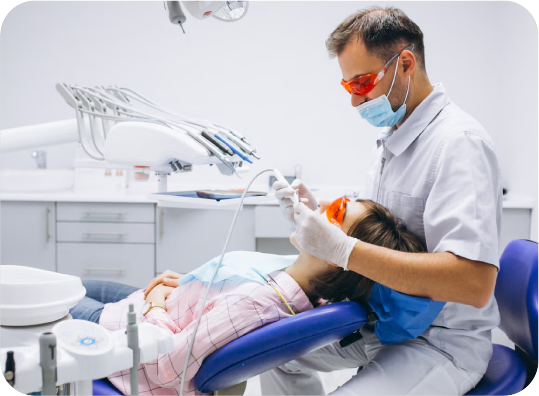 Teeth cleaning and scaling